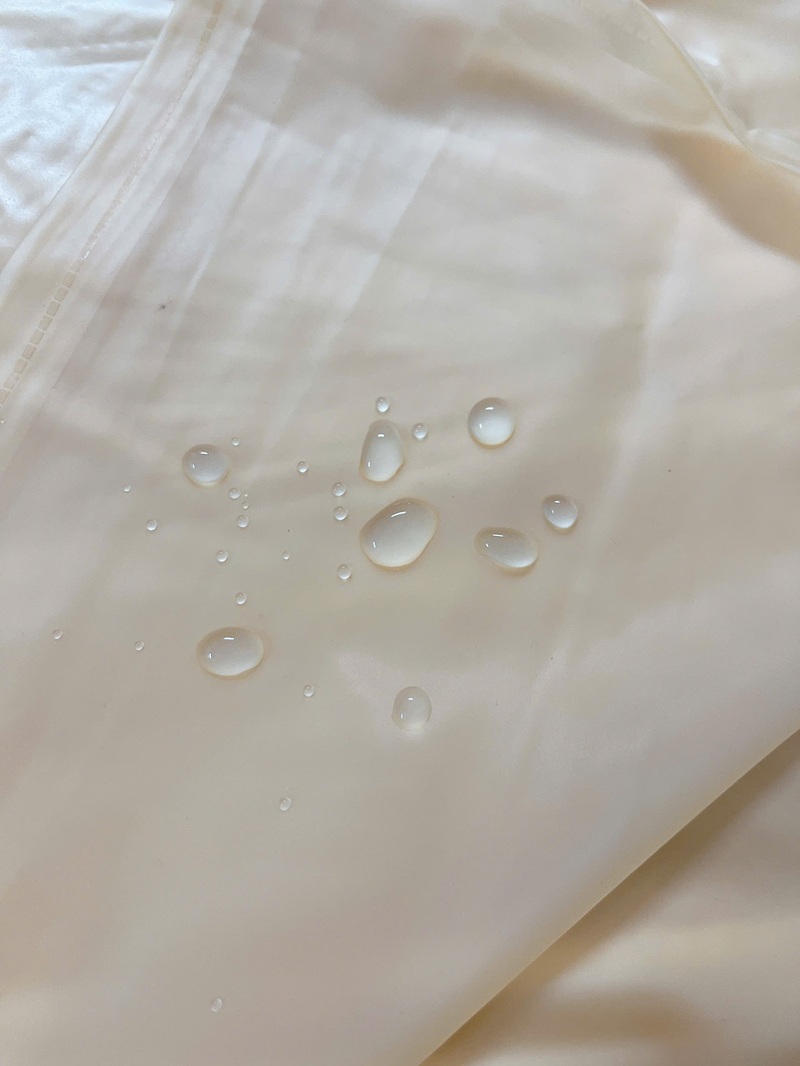 Tạp dề nhựa PVC chống nước màu cam - Ảnh 4